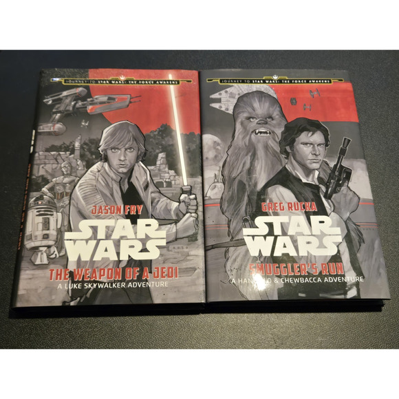 Star Wars Hardcover Books Lot of 2: Weapon of a Jedi & Smuggler’s Run - Picture 1 of 4